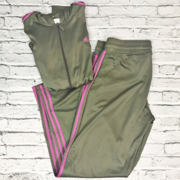 pink adidas womens tracksuit